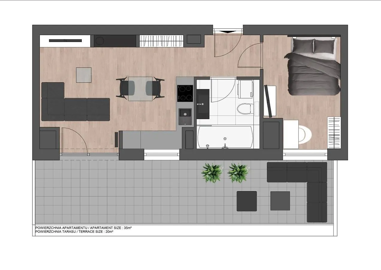 Lägenhet Apartament Mateo Kraków